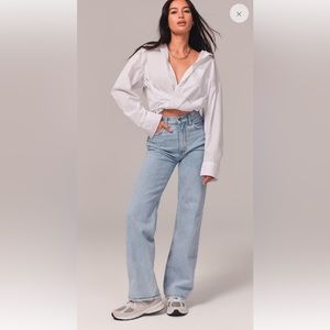 Abercrombie The 90s Relaxed Jean High Rise
